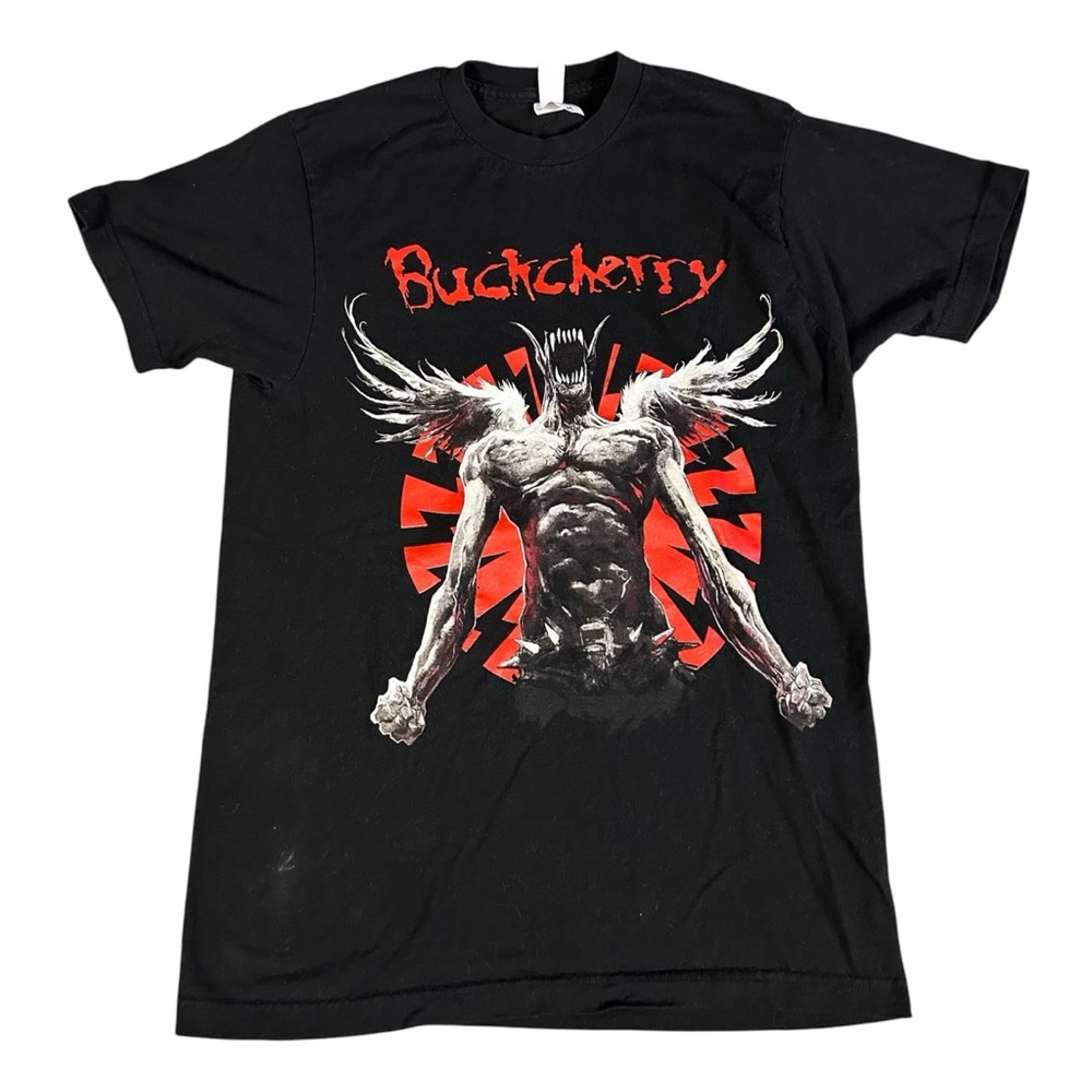 Buckcherry Graphic Print Double-Sided Tour 21/22 Black Tultex T-Shirt Medium